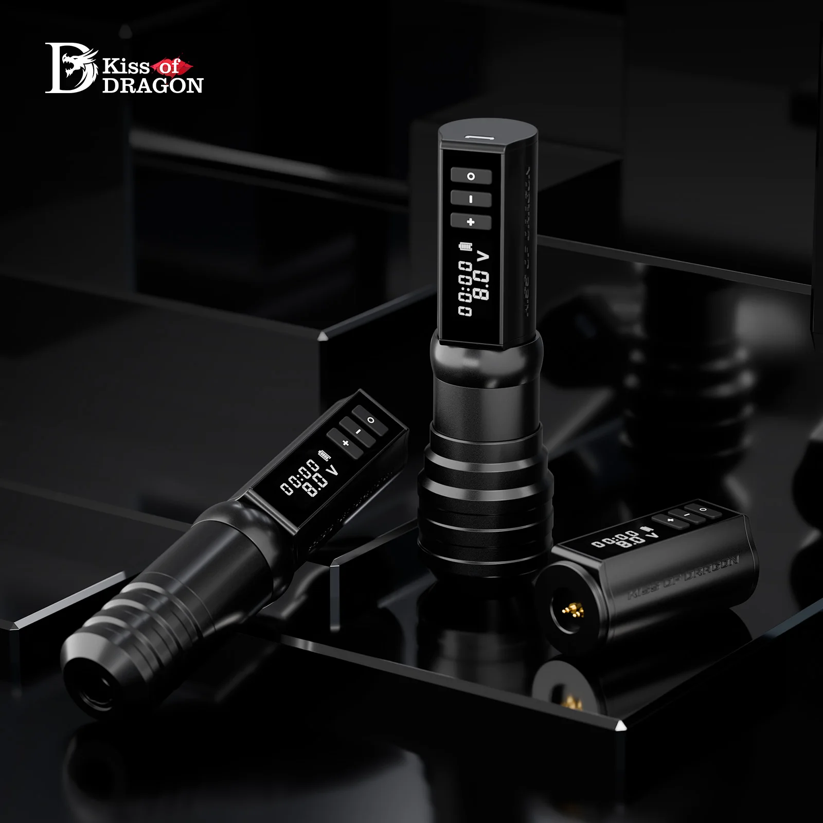 Kiss of Dragon Wireless Tattoo Machine Adjustable Stroke 2.2-4.2mm OLED Display 2400mAh Battery For Tattoo Artists
Kiss of Dragon Wireless Tattoo Machine Adjustable Stroke 2.2-4.2mm OLED Display 2400mAh Battery For Tattoo Artists