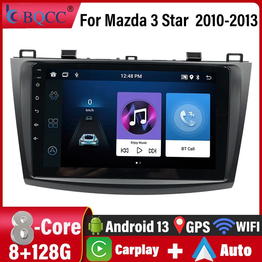 BQCC 9 inch Mazda 3 Star 2010-2013 Android car radio navigation support reverse image WIFI GPS recording Android AUTO CARPLAY
BQCC 9 inch Mazda 3 Star 2010-2013 Android car radio navigation support reverse image WIFI GPS recording Android AUTO CARPLAY