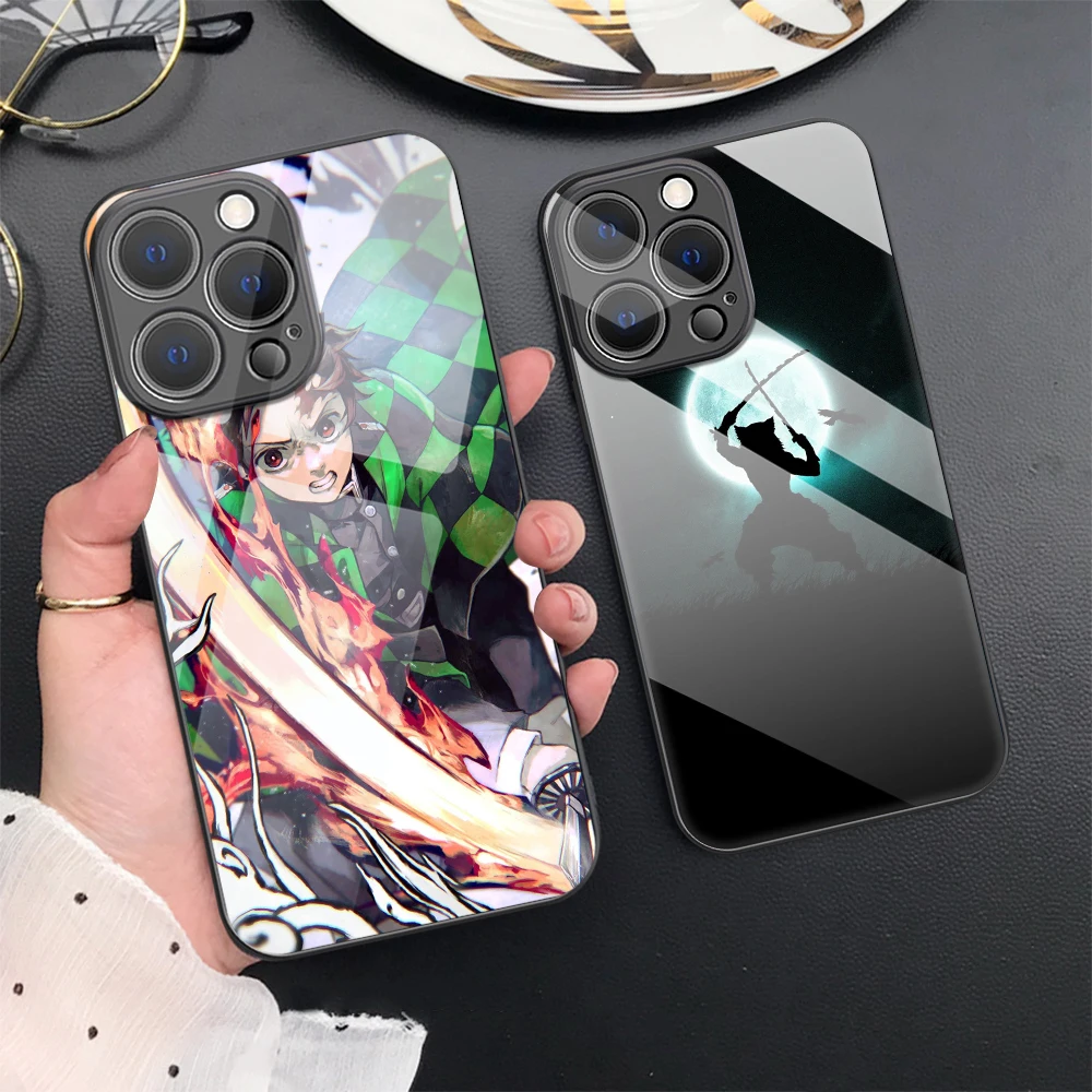 Phone Case for IPhone 11 14 13Pro 12 ProMax Tempered Glass Protection Shell for IPhone XR XS Max 7 8 SE Demon Slayer Fundas
Phone Case for IPhone 11 14 13Pro 12 ProMax Tempered Glass Protection Shell for IPhone XR XS Max 7 8 SE Demon Slayer Fundas