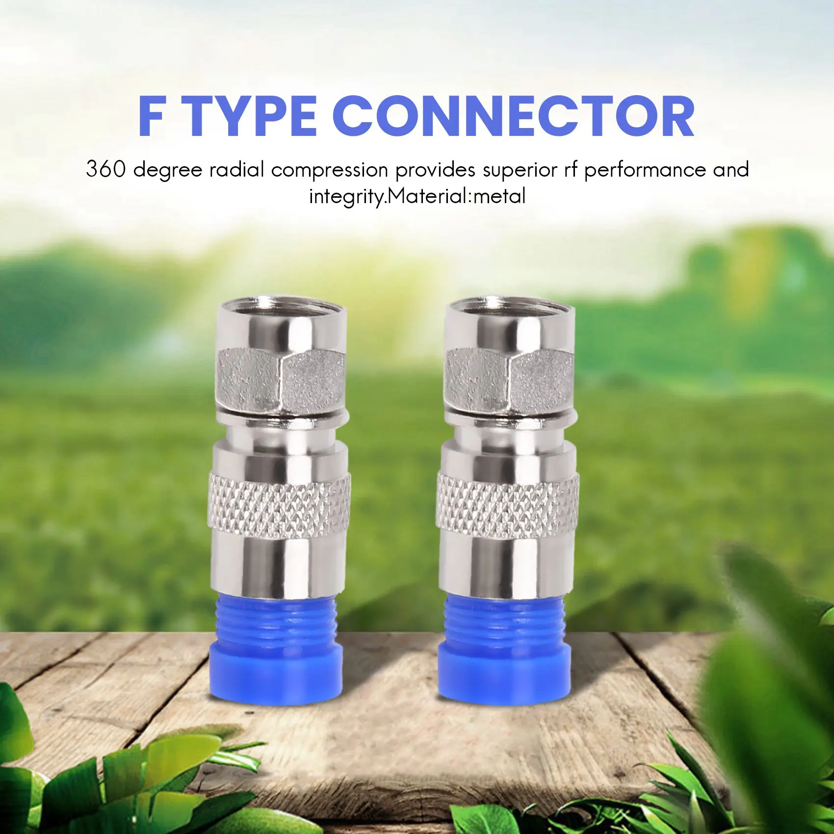 Компрессионные соединители AT02-50PCS для коаксиального кабеля RG6, водонепроницаемые, тип F, с инструментом для обжима RG6
Компрессионные соединители AT02-50PCS для коаксиального кабеля RG6, водонепроницаемые, тип F, с инструментом для обжима RG6