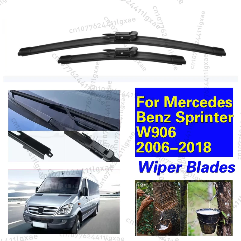 For Mercedes Benz Sprinter W906 2006-2018 Front Wiper Blades Soft Rubber Windscreen Wipers Auto Windshield 2015 2016 2017 26"24"
For Mercedes Benz Sprinter W906 2006-2018 Front Wiper Blades Soft Rubber Windscreen Wipers Auto Windshield 2015 2016 2017 26"24"