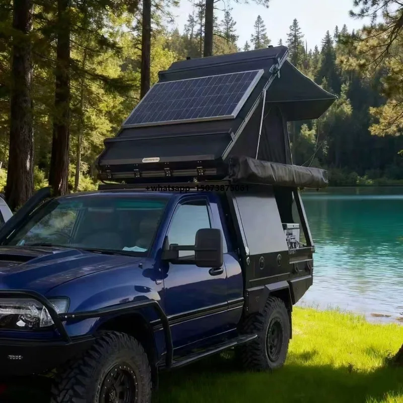 Triangle Hard Shell Rooftop Tent Outdoor Car Camping Tent Aluminum Hardshell Roof Top Tents with Solar Panel LECHUANG
Triangle Hard Shell Rooftop Tent Outdoor Car Camping Tent Aluminum Hardshell Roof Top Tents with Solar Panel LECHUANG