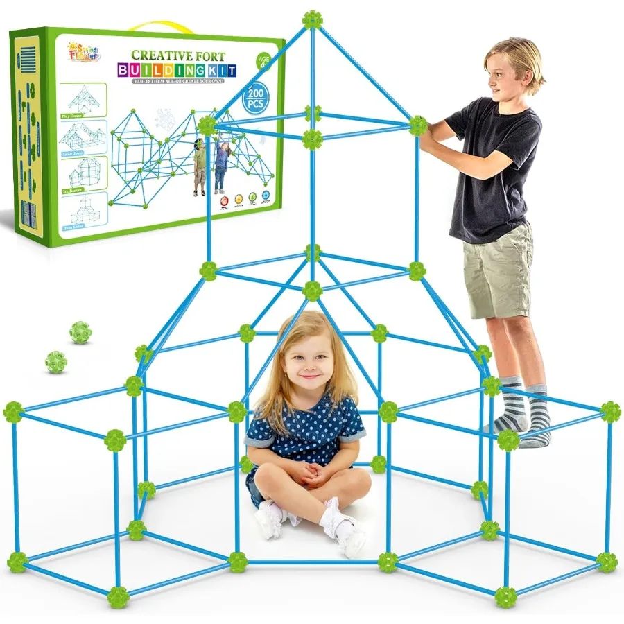 SpringFlower Fort Building Kit for STEM Construction Toys Educational Gift for 3 4 5 6 7 8 9 10 11 12 Years Old Boys and Girls
SpringFlower Fort Building Kit for STEM Construction Toys Educational Gift for 3 4 5 6 7 8 9 10 11 12 Years Old Boys and Girls