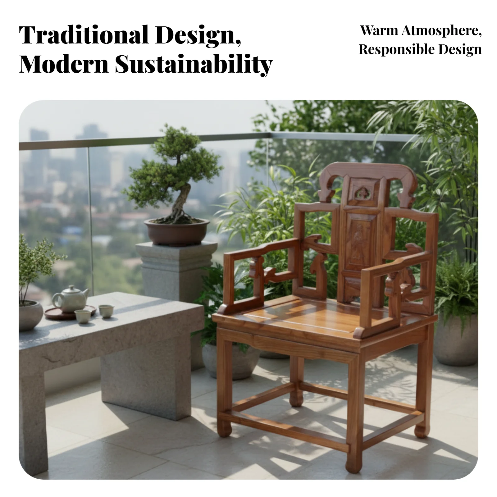 Chinese Chair Set, Retro Carved Wood, Timeless Furniture
Chinese Chair Set, Retro Carved Wood, Timeless Furniture