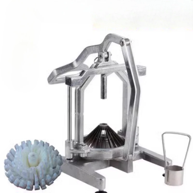 Onion Cut Flower Machine Commercial Onion Cutting Artifact Onion Shredder
Onion Cut Flower Machine Commercial Onion Cutting Artifact Onion Shredder