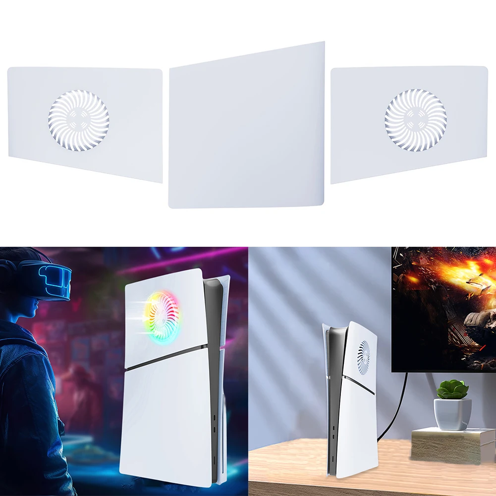 Для PS5 Slim Playstation 5 Slim Лицевая панель консоли с охлаждающим вентиляционным отверстием Верхняя половина Сменная лицевая панель Защитная крышка
Для PS5 Slim Playstation 5 Slim Лицевая панель консоли с охлаждающим вентиляционным отверстием Верхняя половина Сменная лицевая панель Защитная крышка