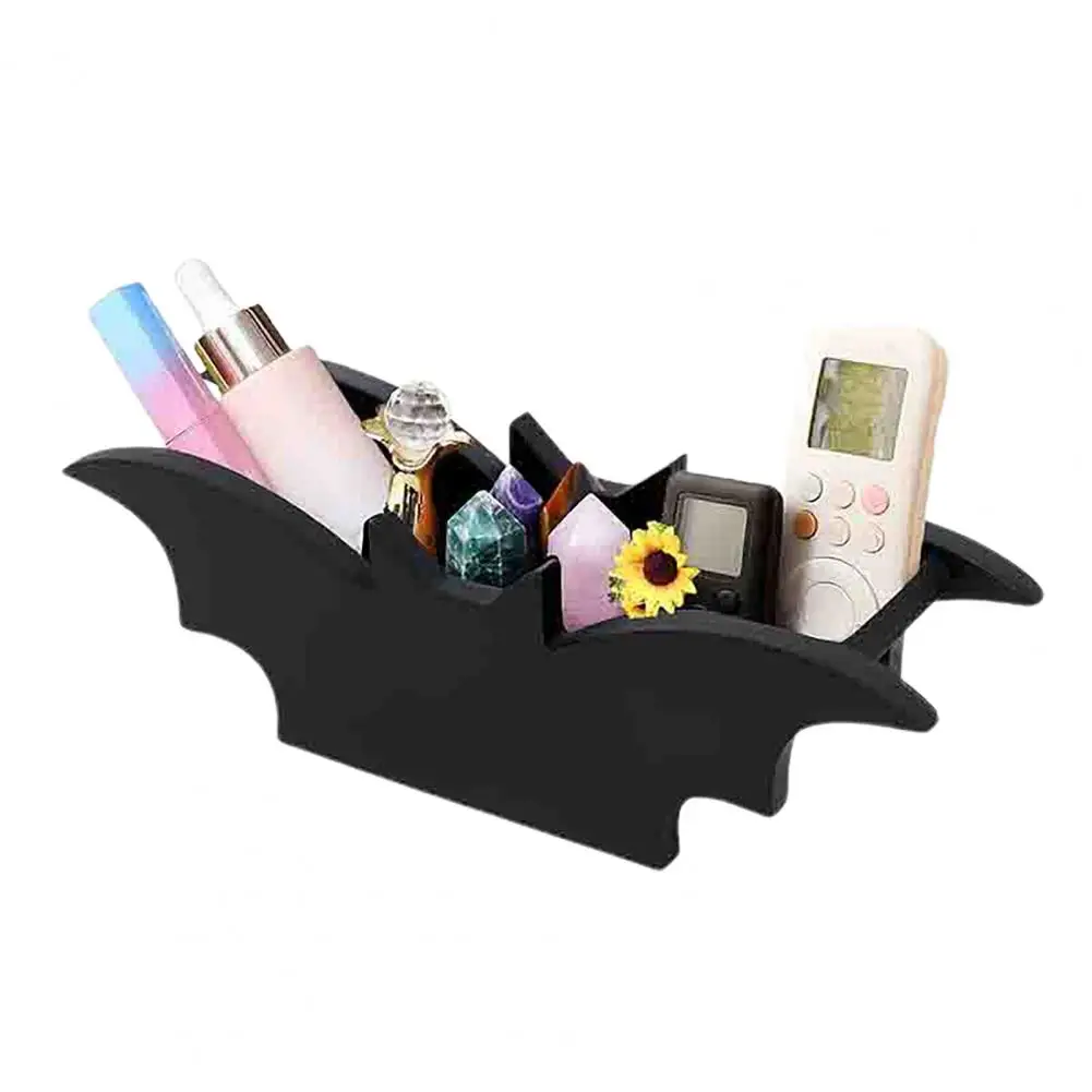 Reliable Storage Box Storage Box Chic Bat-shaped Bathroom Desktop Organizer for Makeup Sundries Elegant Storage Tray in Black
Reliable Storage Box Storage Box Chic Bat-shaped Bathroom Desktop Organizer for Makeup Sundries Elegant Storage Tray in Black