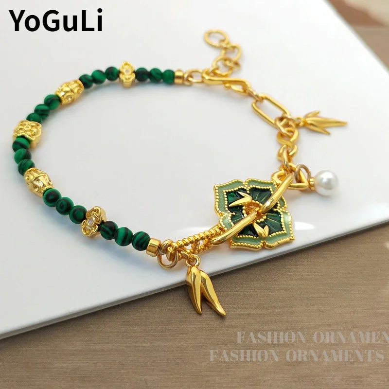 Fashion Jewelry Luxury Temperament Green Color Bracelets For Women Girl Gifts Popular Design Accessories 2024 Trend New
Fashion Jewelry Luxury Temperament Green Color Bracelets For Women Girl Gifts Popular Design Accessories 2024 Trend New