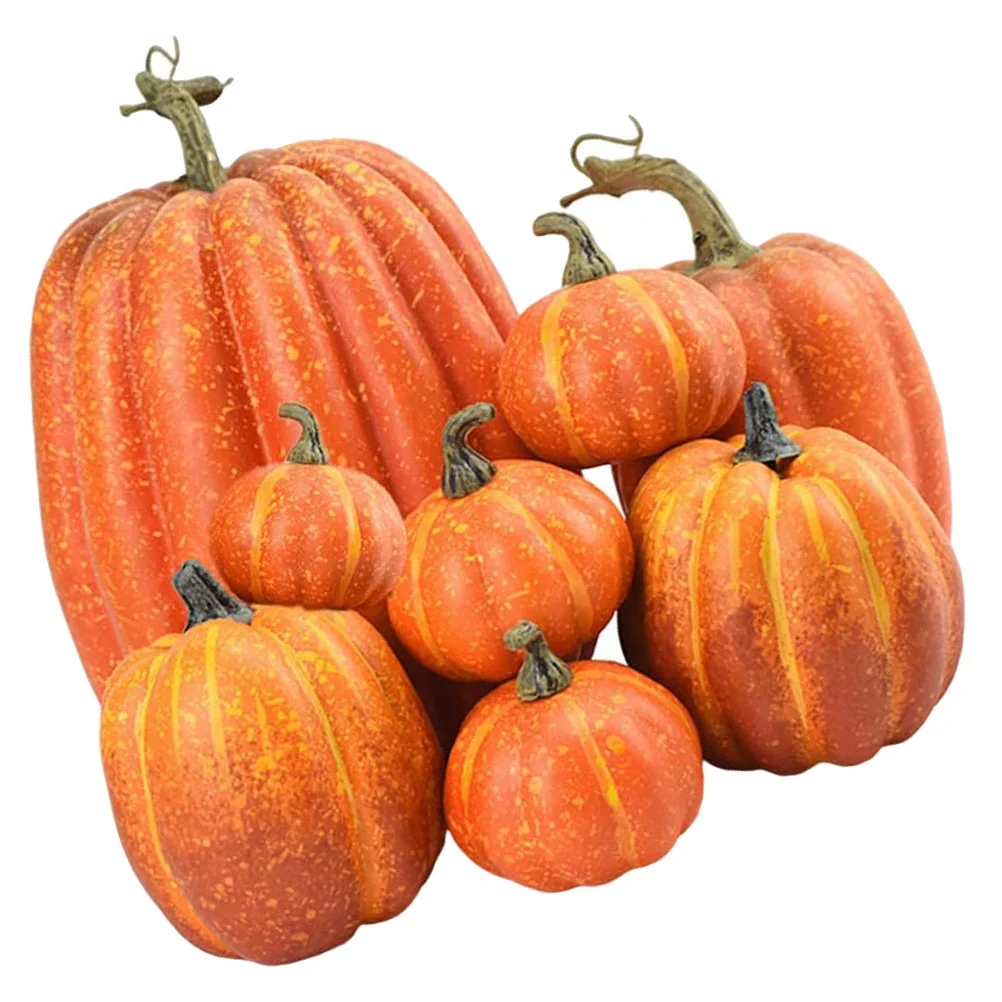 8 Pcs Mini Faux Pumpkin Decorations Artificial Foams Pumpkins Xmas Outdoor Thanksgiving Ornament Party Layout Prop Baby
8 Pcs Mini Faux Pumpkin Decorations Artificial Foams Pumpkins Xmas Outdoor Thanksgiving Ornament Party Layout Prop Baby