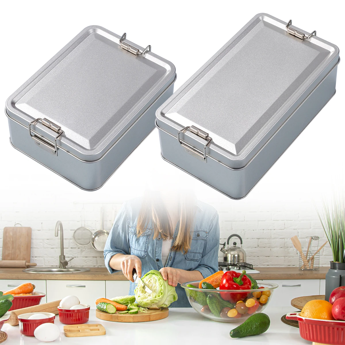 Upgrade Metal tin silver black flip top storage tool box coin candy key card storage with lid food tin box storage jar
Upgrade Metal tin silver black flip top storage tool box coin candy key card storage with lid food tin box storage jar