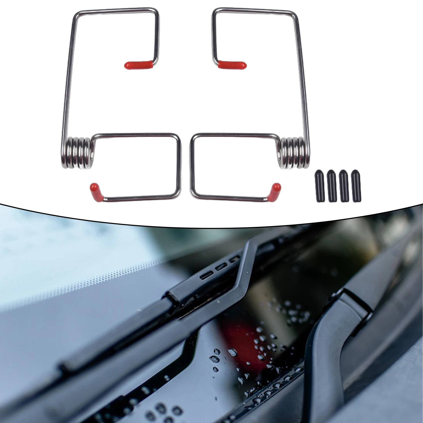 2PCS Windshield Wiper Pressure Spring Booster Wiper Pressure Spring Set Steel 11CM Car Accessories Tools
2PCS Windshield Wiper Pressure Spring Booster Wiper Pressure Spring Set Steel 11CM Car Accessories Tools