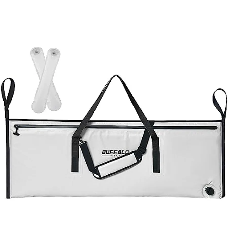 Insulated Fish Cooler 48x18In, Leakproof Kill Bag with 2 Reusable Cooler Ice Packs, Portable Waterproof Fish Bag with Adjustabl
Insulated Fish Cooler 48x18In, Leakproof Kill Bag with 2 Reusable Cooler Ice Packs, Portable Waterproof Fish Bag with Adjustabl