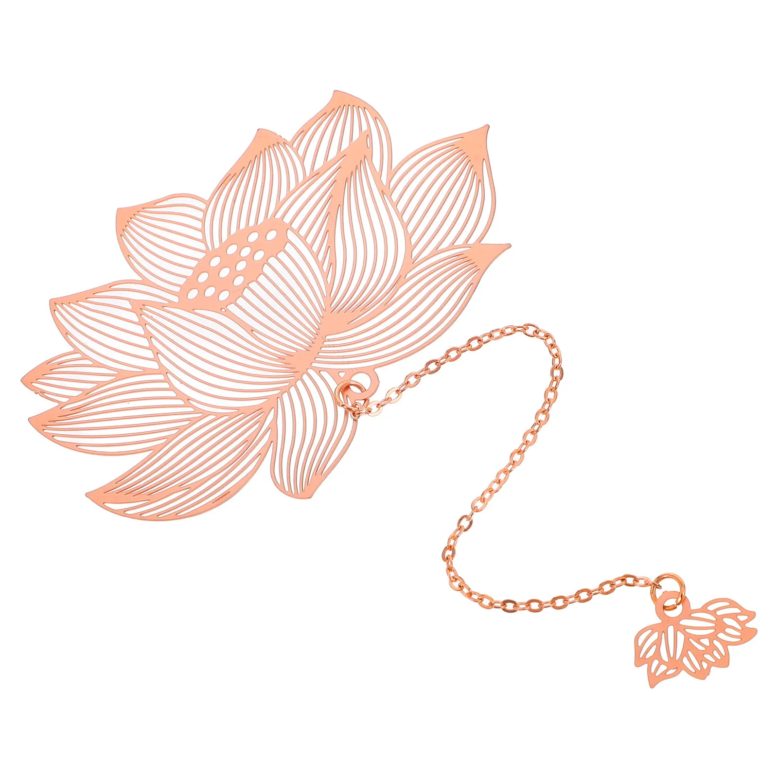 Metal Lotus Hollow Bookmark Small Flower Pendant Artistic Reading Accessory Suitable for Students Book Lovers Teachers Metal 
Metal Lotus Hollow Bookmark Small Flower Pendant Artistic Reading Accessory Suitable for Students Book Lovers Teachers Metal