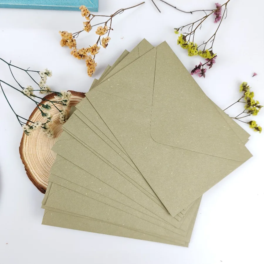10Pcs Avocado Envelope 16 * 11cm Wedding Invitation Envelope
10Pcs Avocado Envelope 16 * 11cm Wedding Invitation Envelope