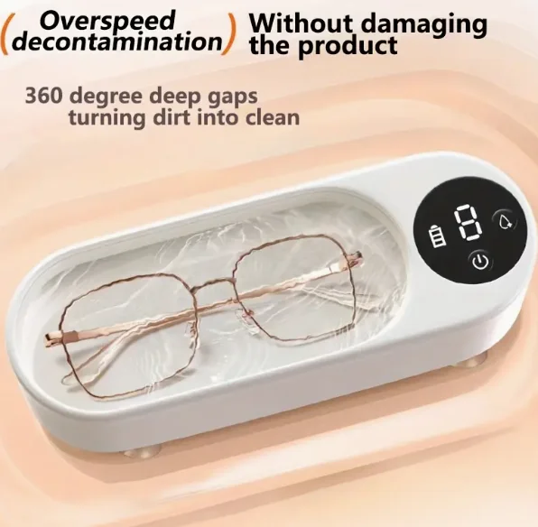 Multi-functional portable cleaning machine, jewelry care with high-frequency vibration USB charging
Multi-functional portable cleaning machine, jewelry care with high-frequency vibration USB charging