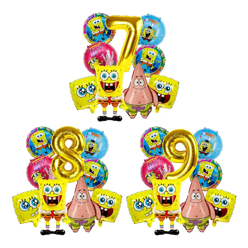 SpongeBobs 9pcs Balloon Number Set Patrick Themed Foil Aluminium Balloons for Family Member Birthday Party Decoration Photo Prop
SpongeBobs 9pcs Balloon Number Set Patrick Themed Foil Aluminium Balloons for Family Member Birthday Party Decoration Photo Prop