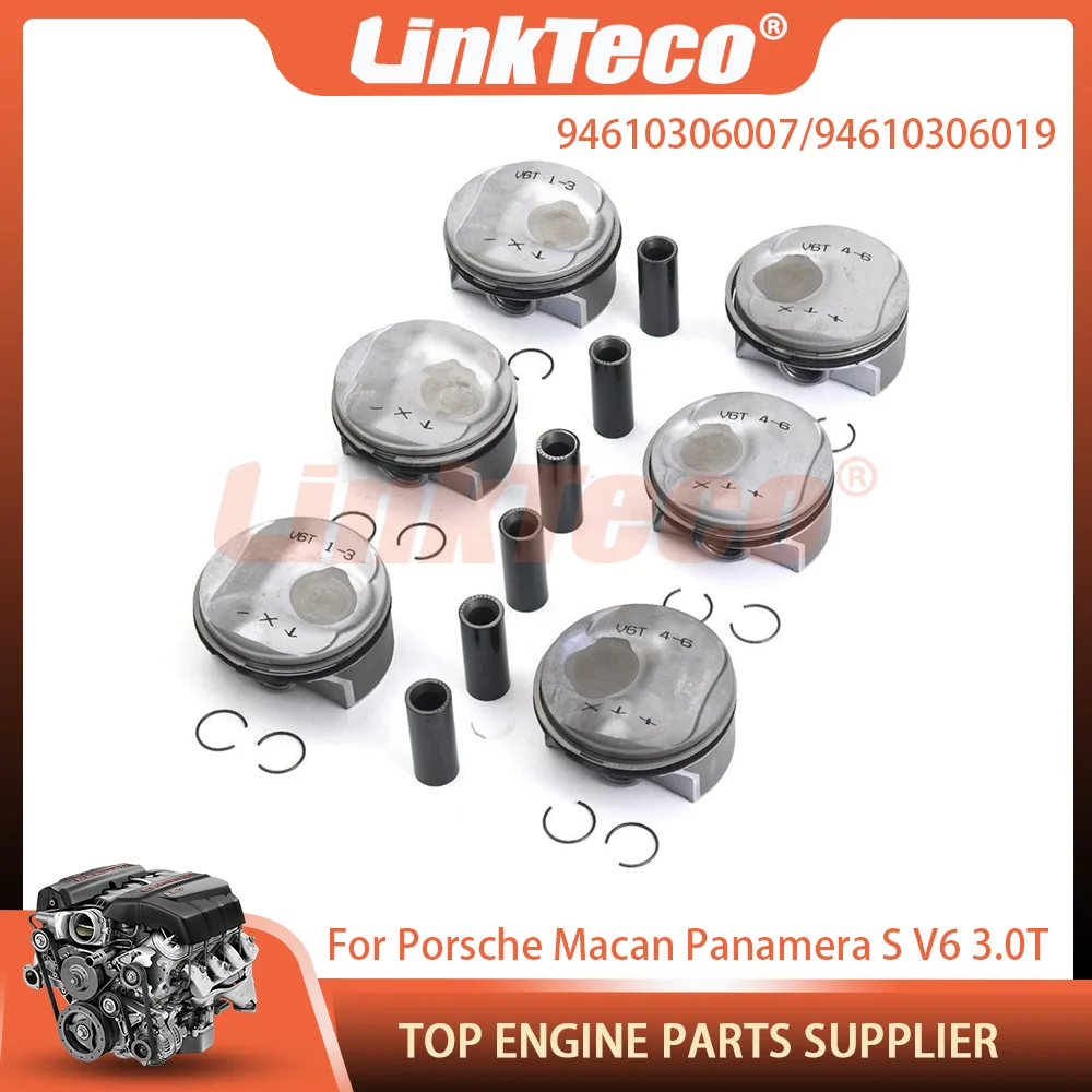 Engine Piston And Piston Ring Set for 3.0L V6 Gas Fit 2013-2020 Porsche Panamera S/4S 970 Macan S/GTS 95B
Engine Piston And Piston Ring Set for 3.0L V6 Gas Fit 2013-2020 Porsche Panamera S/4S 970 Macan S/GTS 95B