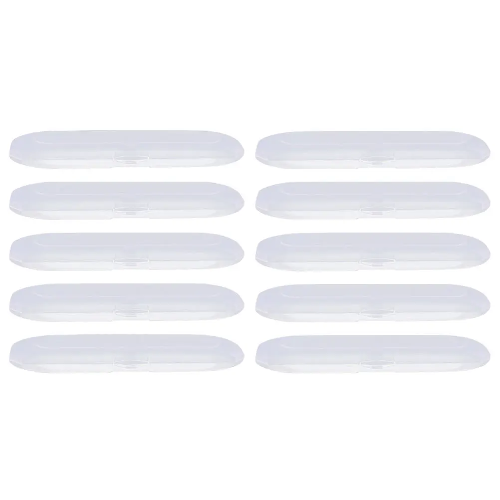 10pcs Transparent Pencil Box Clear Pen Case For Students Office Stationery Storage Organizer Gift Pen Holder Plastic Container
10pcs Transparent Pencil Box Clear Pen Case For Students Office Stationery Storage Organizer Gift Pen Holder Plastic Container