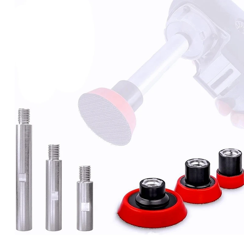 ABUL-M14 Thread Angle Grinder Extension Connecting Rod Set, 3 Pcs Angle Grinder Extension Shaft With 3 Polishing Pads
ABUL-M14 Thread Angle Grinder Extension Connecting Rod Set, 3 Pcs Angle Grinder Extension Shaft With 3 Polishing Pads