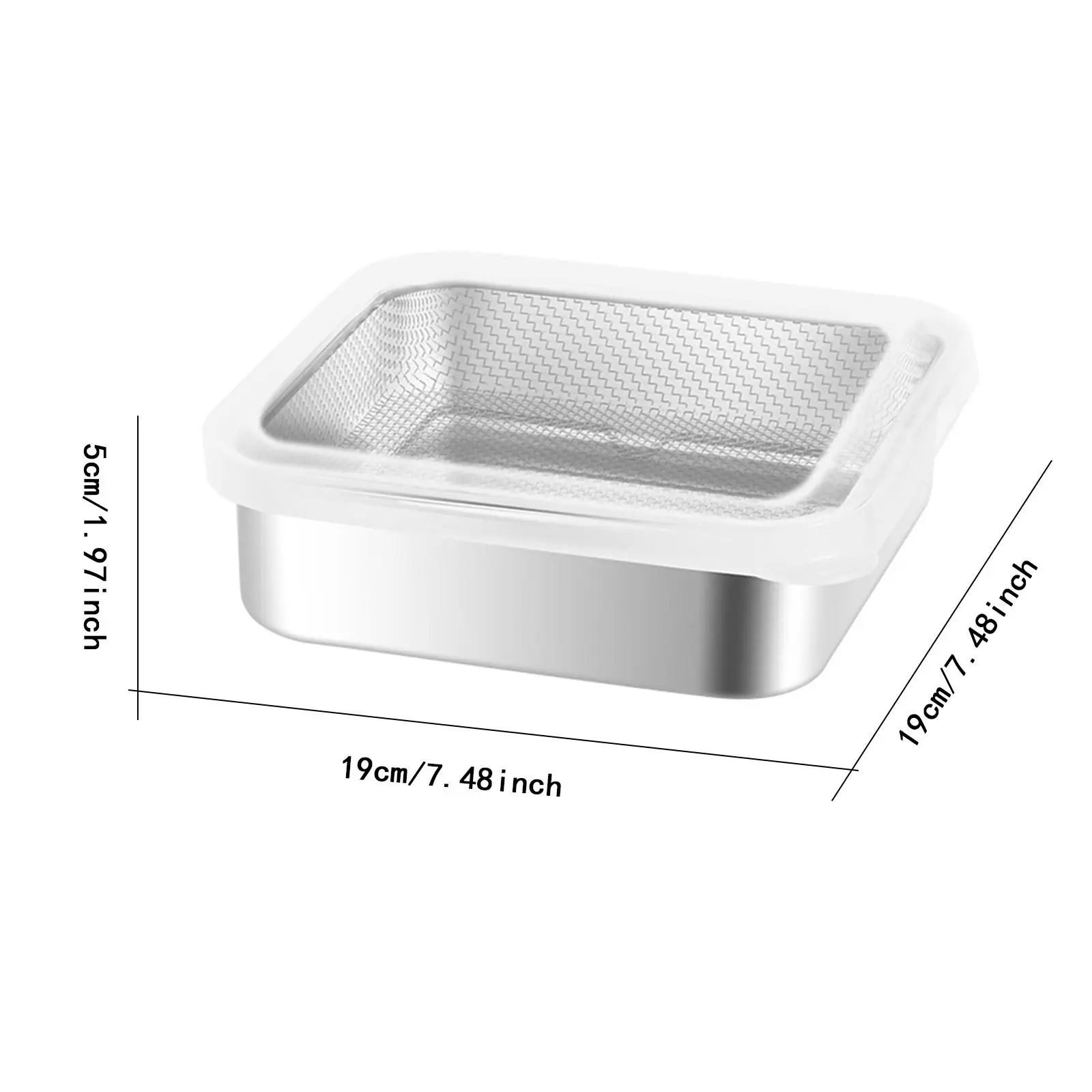 Stainless Steel Food Container with Strainer Leakproof Stackable Meal Prep Container for Lettuce Fruits Meat Salad Vegetables
Stainless Steel Food Container with Strainer Leakproof Stackable Meal Prep Container for Lettuce Fruits Meat Salad Vegetables
