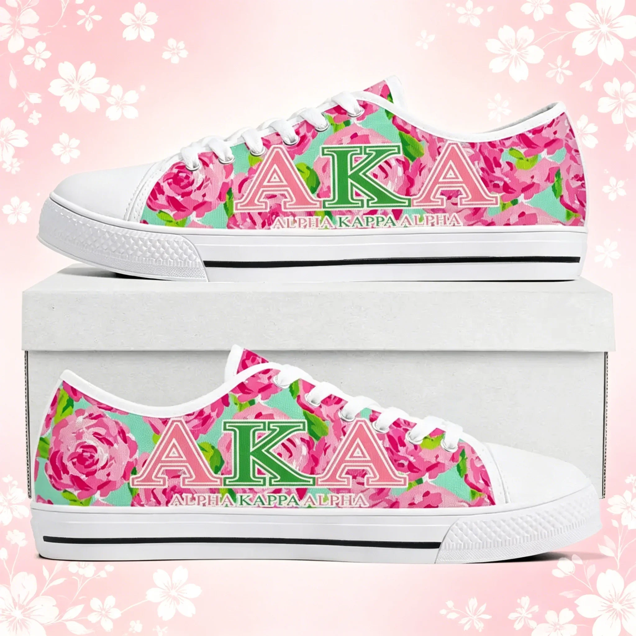 AKA 1908 Custom Sneakers Women Men Fashion
AKA 1908 Custom Sneakers Women Men Fashion