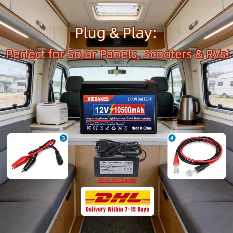 Long-Lasting12V 3S7P 10500mAh 18650 li-ion Battery – Compact Backup Power for Electric Scooter, RV Travel & Solar Panel System
Long-Lasting12V 3S7P 10500mAh 18650 li-ion Battery – Compact Backup Power for Electric Scooter, RV Travel & Solar Panel System