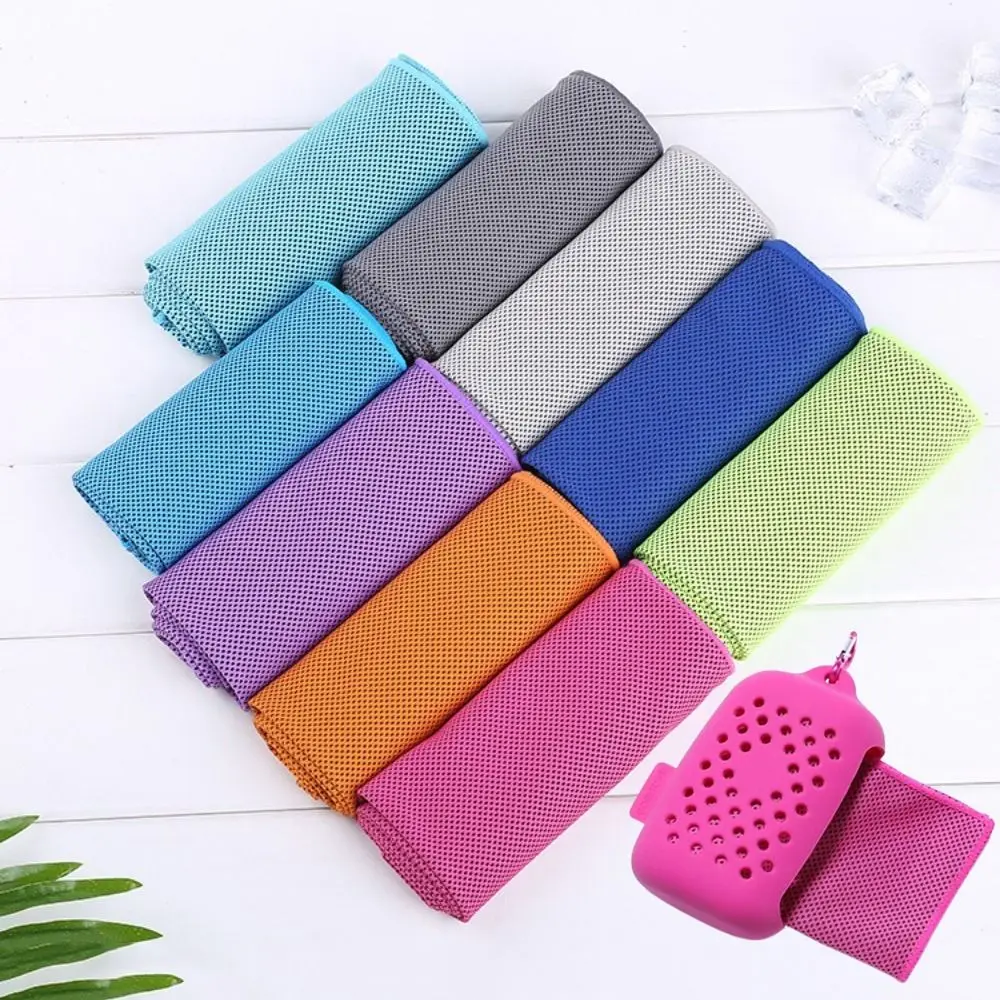 Quick Drying Outdoor Cooling Ice Towel Microfiber Silicone Bag Fitness Cool Towel Reusable Sweat Absorption Sports Cold Towel
Quick Drying Outdoor Cooling Ice Towel Microfiber Silicone Bag Fitness Cool Towel Reusable Sweat Absorption Sports Cold Towel