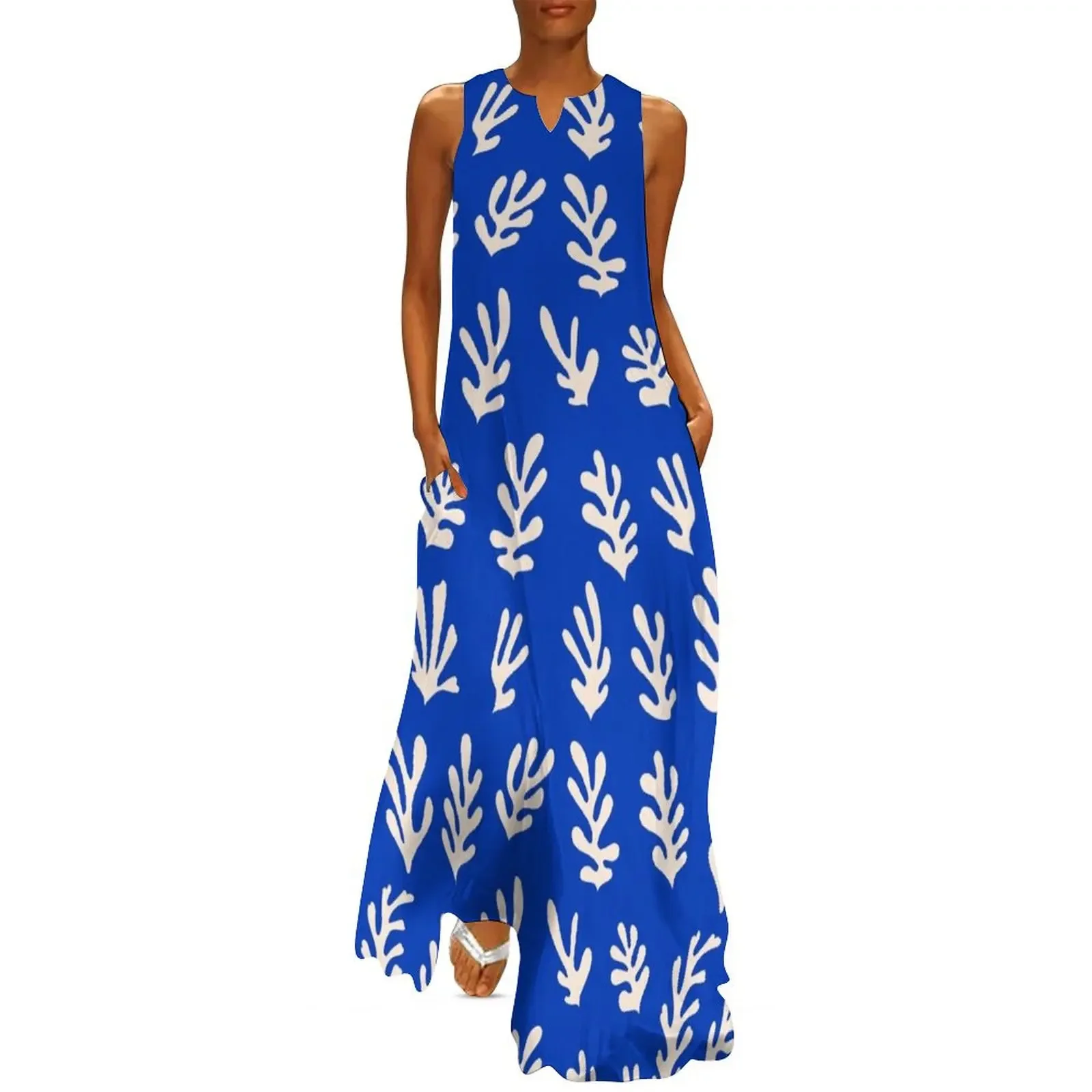 Henry Matisse Inspired Seaweed Pattern Blue Long Dress dresses for woman Party dresses Dress
Henry Matisse Inspired Seaweed Pattern Blue Long Dress dresses for woman Party dresses Dress