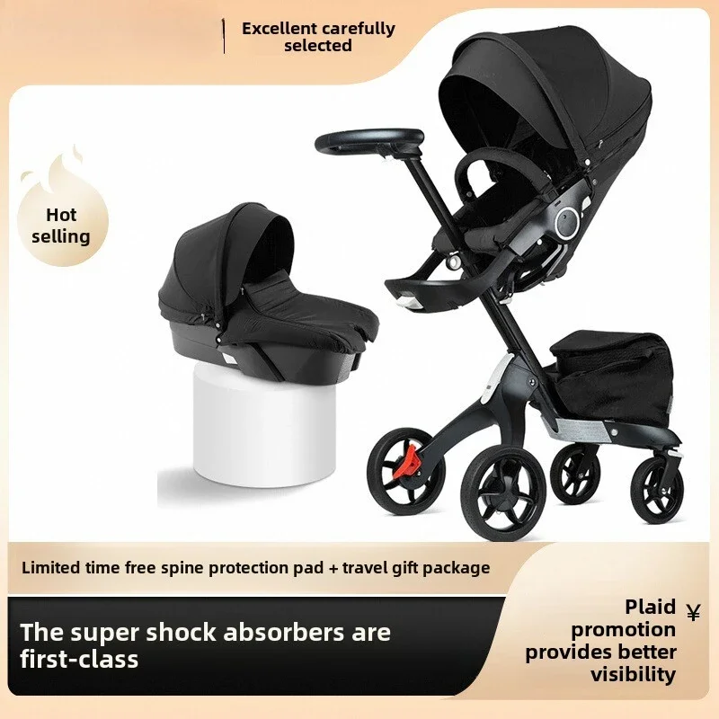 High View Trolley Two-way Shock-absorbing Portable Folding Trolley for Newborns
High View Trolley Two-way Shock-absorbing Portable Folding Trolley for Newborns