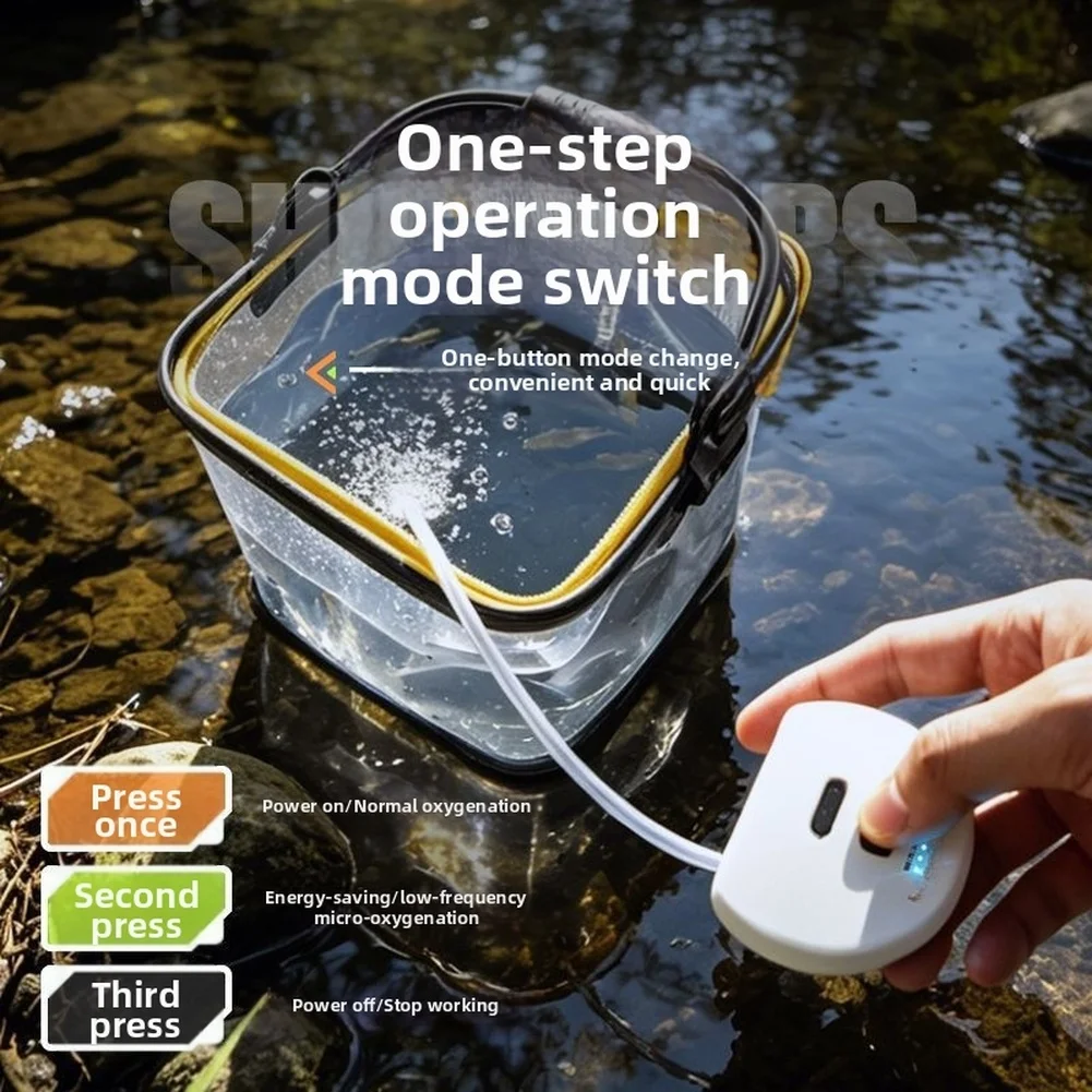 Waterproof Quiet Oxygen Pump Portable USB Rechargeable Fish Tank Lightweight Air Compressor Aquarium Air Pump Fishing Accessorie
Waterproof Quiet Oxygen Pump Portable USB Rechargeable Fish Tank Lightweight Air Compressor Aquarium Air Pump Fishing Accessorie