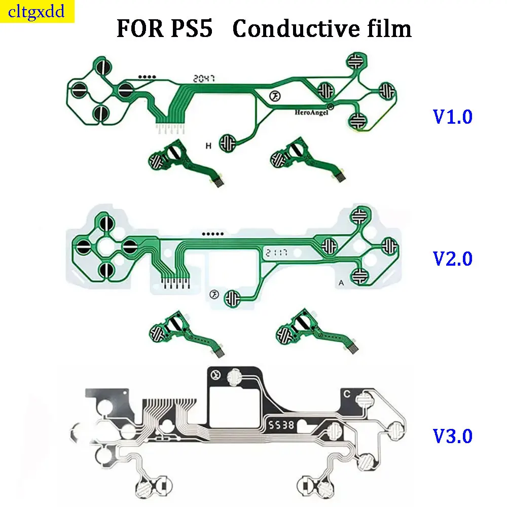 Cltgxdd 1-10piece FOR PS5 controller V1.0/V2.0/V3.0 conductive film 1.0/2.0/3.0 flexible cable maintenance command cable
Cltgxdd 1-10piece FOR PS5 controller V1.0/V2.0/V3.0 conductive film 1.0/2.0/3.0 flexible cable maintenance command cable