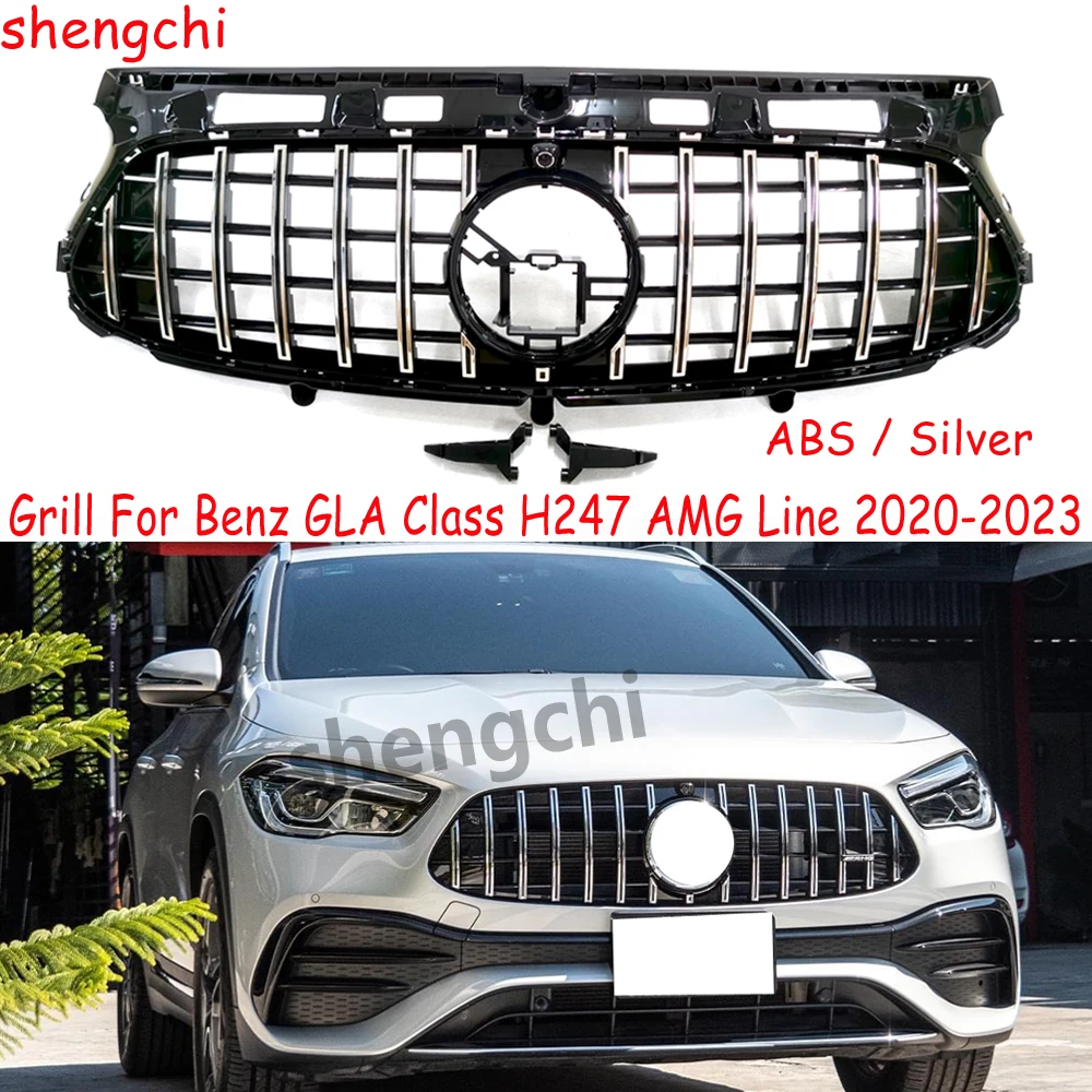 GLA H247 GT Front Bumper Grille For Mercedes Benz GLA Class H247 AMG GLA35 GLA180 GLA200 GLA220 GLA250 AMG Line Grille 2020-2023
GLA H247 GT Front Bumper Grille For Mercedes Benz GLA Class H247 AMG GLA35 GLA180 GLA200 GLA220 GLA250 AMG Line Grille 2020-2023