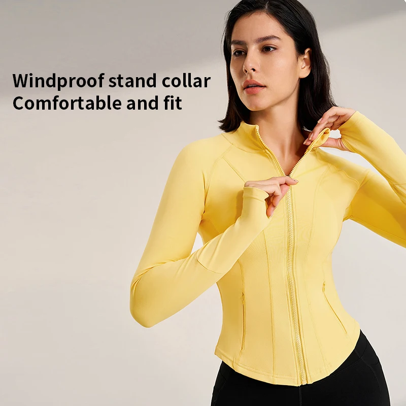 New Body Shaping Slimming Yoga Jacket Spring Elastic Solid Color Zipper Top Running Fitness With Long Sleeves Women's Top
New Body Shaping Slimming Yoga Jacket Spring Elastic Solid Color Zipper Top Running Fitness With Long Sleeves Women's Top