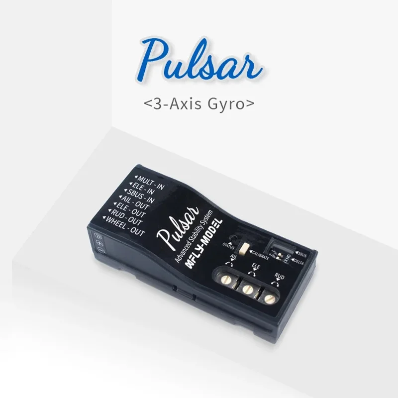 XFly Pulsar 3-Axis Gyro V2 RC Flight Controller Stabilizer Nose Gear Lock Automatic Balance And Stabilization Of Model Aircraft
XFly Pulsar 3-Axis Gyro V2 RC Flight Controller Stabilizer Nose Gear Lock Automatic Balance And Stabilization Of Model Aircraft