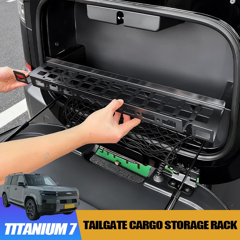 Tailgate Cargo Storage Rack for BYD Leopard 7 Titanium 7 Durable Luggage Organizer Off-Road Trunk Storage Box Decor Accessory
Tailgate Cargo Storage Rack for BYD Leopard 7 Titanium 7 Durable Luggage Organizer Off-Road Trunk Storage Box Decor Accessory