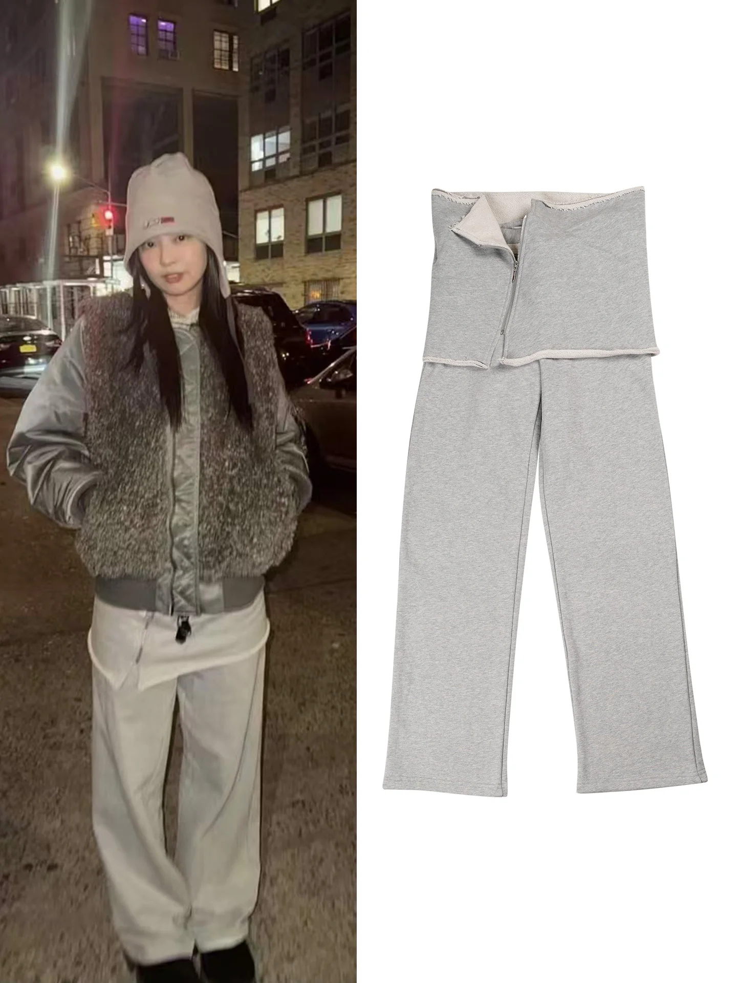 High Waist Straight Leg Grey Casual Pants Women's High Waist Straight Cut Cotton Trousers Comfortable Loose Fit Leisure Pants
High Waist Straight Leg Grey Casual Pants Women's High Waist Straight Cut Cotton Trousers Comfortable Loose Fit Leisure Pants
