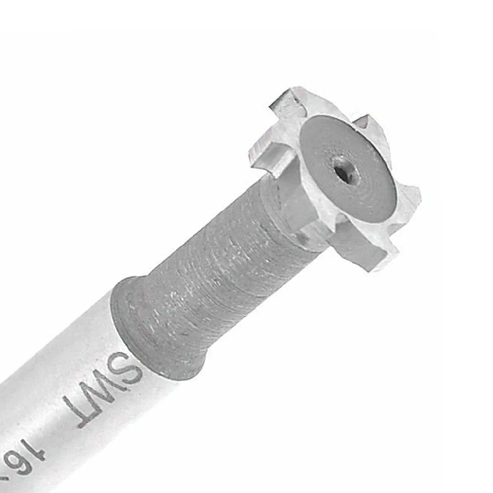 HSS T Slot Milling Cutter High Speed Steel Depth of Cut 3mm Shaft Diameter 10mm 6 Flutes Cutting Diameter 16mm
HSS T Slot Milling Cutter High Speed Steel Depth of Cut 3mm Shaft Diameter 10mm 6 Flutes Cutting Diameter 16mm