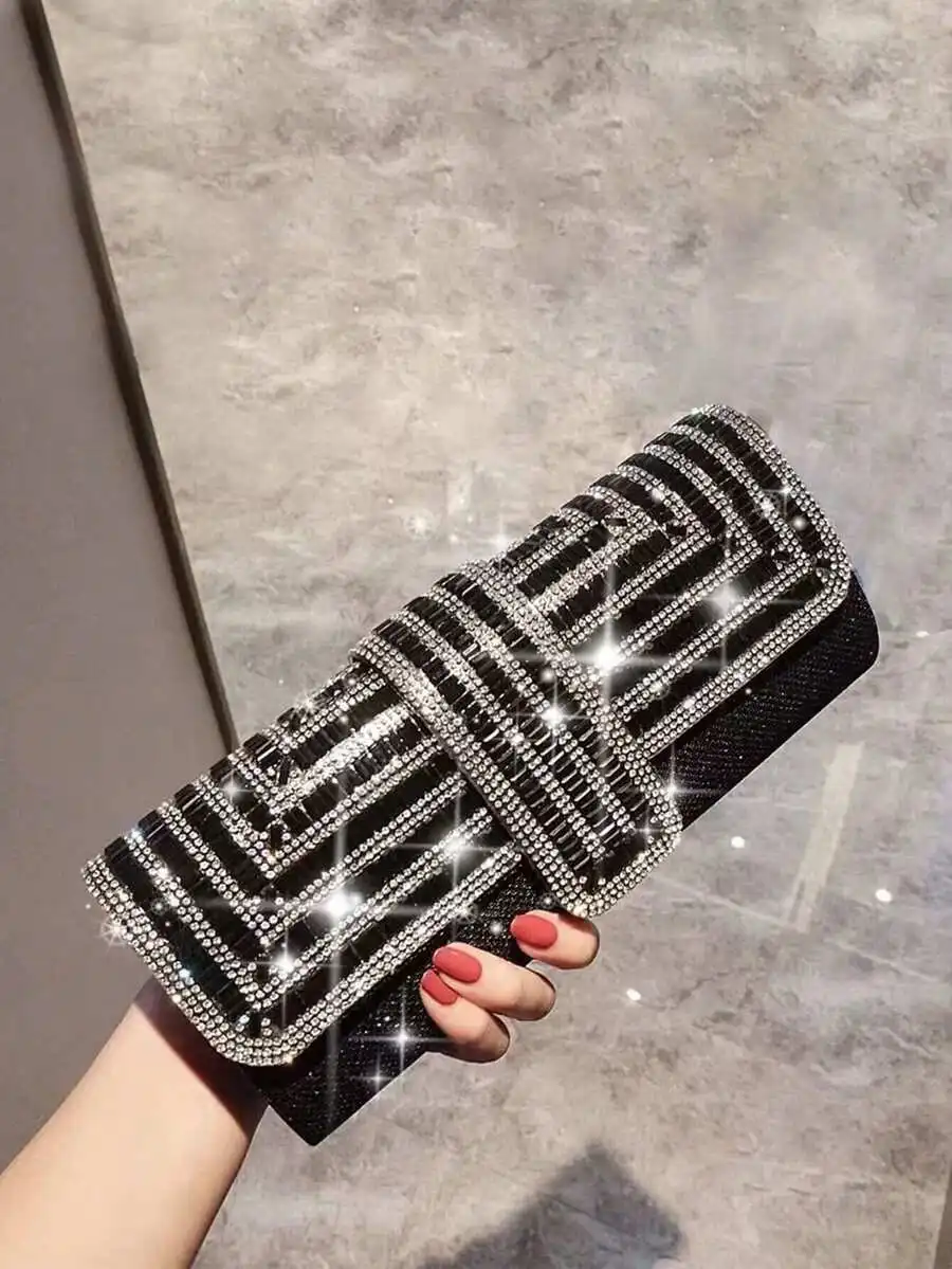 Rhinestone Clutch Bag For Evening Party Wedding Dinner
Rhinestone Clutch Bag For Evening Party Wedding Dinner