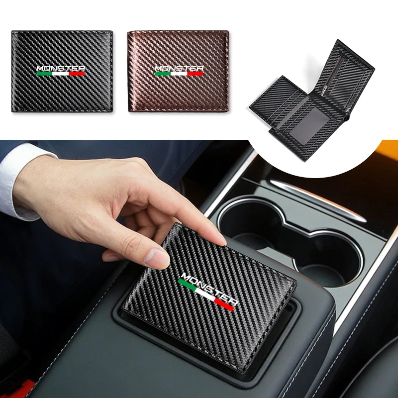 Carbon Fiber Men's Credit Card Card holder Men's Business Slim Card Holder For Ducati Scrambler Multistrada 950 Sport Monster
Carbon Fiber Men's Credit Card Card holder Men's Business Slim Card Holder For Ducati Scrambler Multistrada 950 Sport Monster