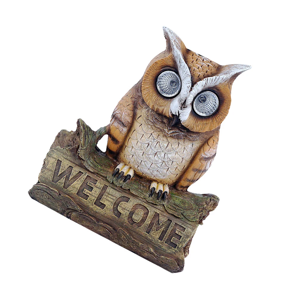 Owl Resin Crafts Solar Lawn Lamp Decorative Brown Shape Outdoor Garden Decor Night Light Lovely Lawn Household Decor
Owl Resin Crafts Solar Lawn Lamp Decorative Brown Shape Outdoor Garden Decor Night Light Lovely Lawn Household Decor
