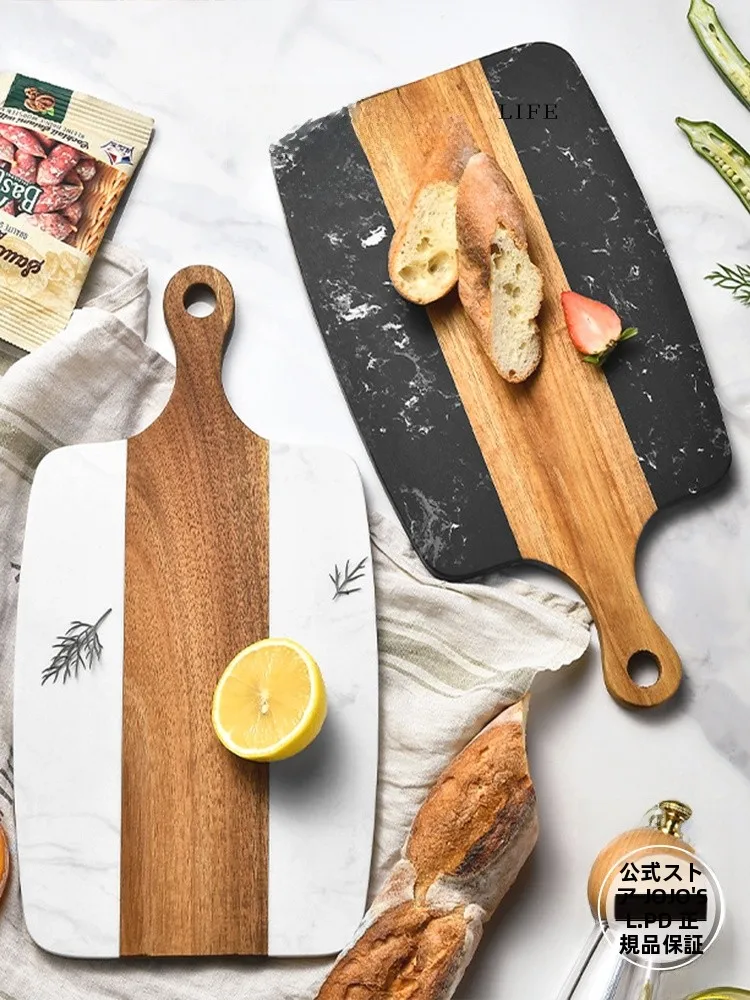 Double-Sided Sweet Cherry Wood Butcher Blo Kitchen Cutting Board with Handle Marble Mosaic Rectangular French Sle Cooking...
Double-Sided Sweet Cherry Wood Butcher Blo Kitchen Cutting Board with Handle Marble Mosaic Rectangular French Sle Cooking...