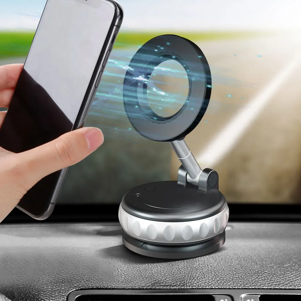 Foldable Phone Stand 360 Rotation Vacuum Phone Bracket Detachable Vacuum Cell Phone Mount for Car Mirror Smooth Place
Foldable Phone Stand 360 Rotation Vacuum Phone Bracket Detachable Vacuum Cell Phone Mount for Car Mirror Smooth Place