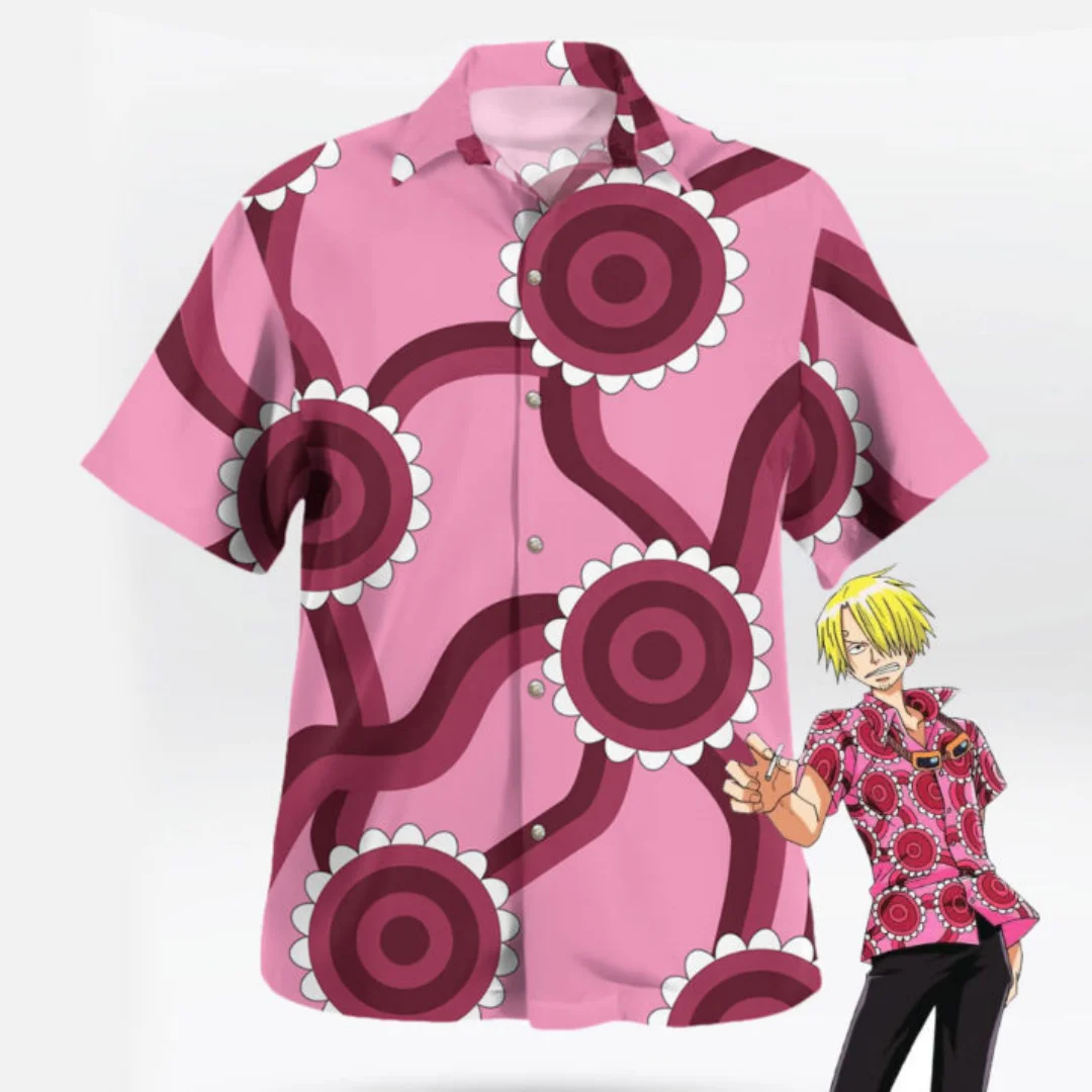 2026 Sanji Skypiea Pink Floral Button Up Shirt Cosplay Outfit Summer Dry Quickly Men's T-Shirt Children's Clothing Tee Y2k Woman
2026 Sanji Skypiea Pink Floral Button Up Shirt Cosplay Outfit Summer Dry Quickly Men's T-Shirt Children's Clothing Tee Y2k Woman