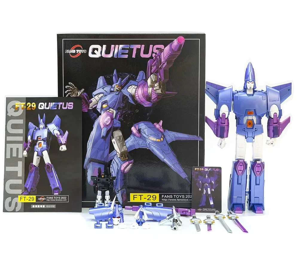 FansToys-transformable Action Figure FT-29 FT29 Quietus Cyclonus G1 MP, Collector Toy, Gift, New, in Stock
FansToys-transformable Action Figure FT-29 FT29 Quietus Cyclonus G1 MP, Collector Toy, Gift, New, in Stock