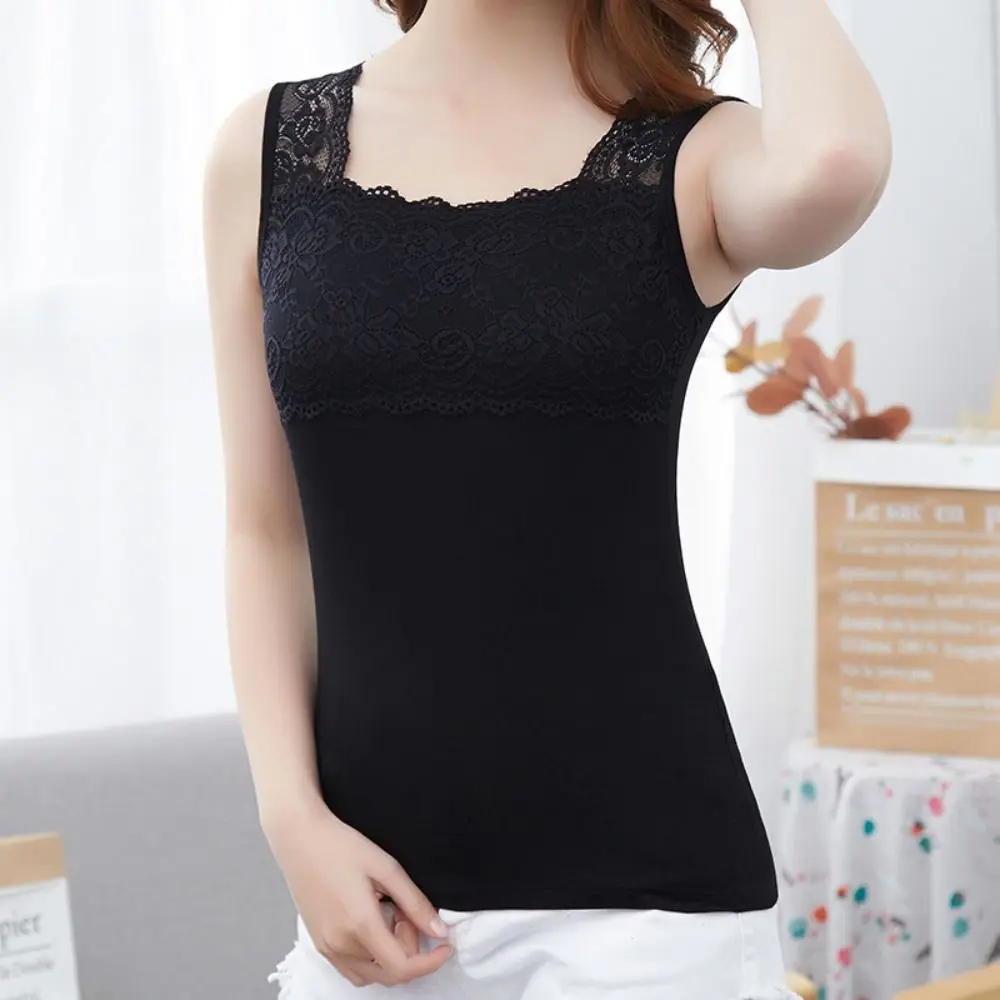 Korean Style Seamless Sleeveless Vest Square Neck Slim Fit Lace Flower Crop Top Sweet Undershirts Camisole for Women Girl
Korean Style Seamless Sleeveless Vest Square Neck Slim Fit Lace Flower Crop Top Sweet Undershirts Camisole for Women Girl