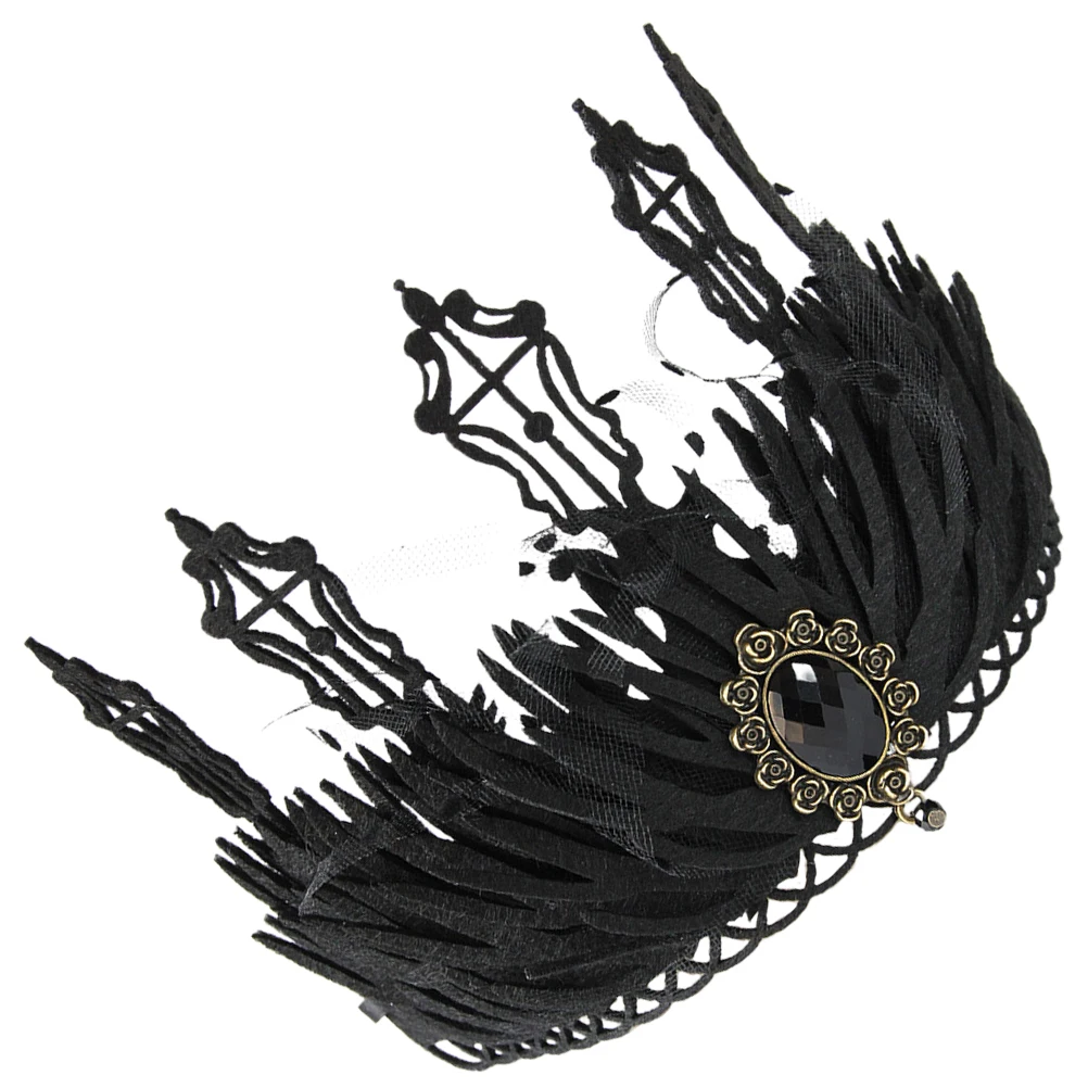 Retro Crown Headband Gothic Women Hair Accessories Vintage Fabric Costume Party Bridal Decorative Prop For
Retro Crown Headband Gothic Women Hair Accessories Vintage Fabric Costume Party Bridal Decorative Prop For