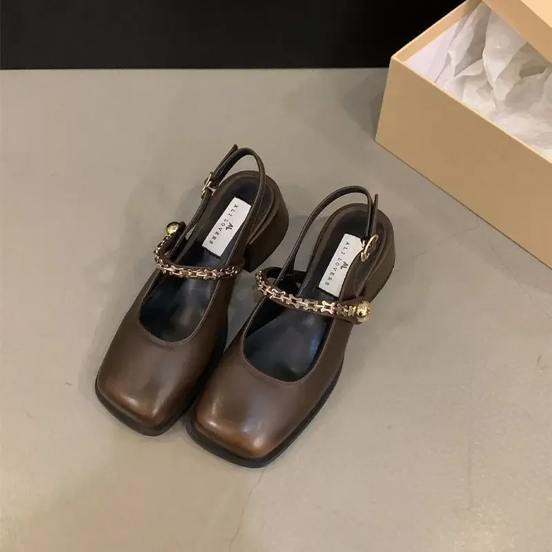 With Medium Heels Square Toe Sandals for Women High Quality 2025 Trend Comfortable and Elegant Summer Chic Luxury Woman Shoes
With Medium Heels Square Toe Sandals for Women High Quality 2025 Trend Comfortable and Elegant Summer Chic Luxury Woman Shoes
