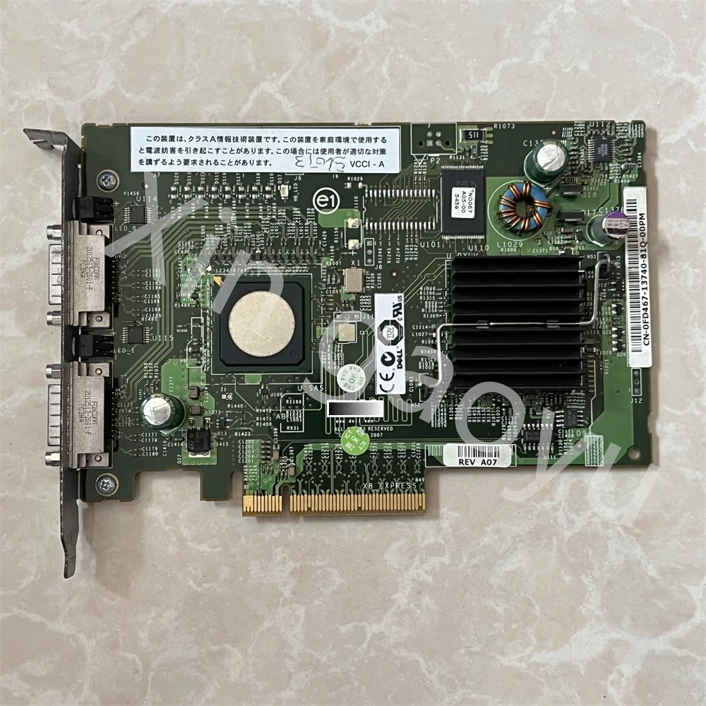 Оригинал для контроллера DELL PERC 5/E 5E SAS Raid, карта массива 0M778G FD467 100%, идеальное тестирование
Оригинал для контроллера DELL PERC 5/E 5E SAS Raid, карта массива 0M778G FD467 100%, идеальное тестирование