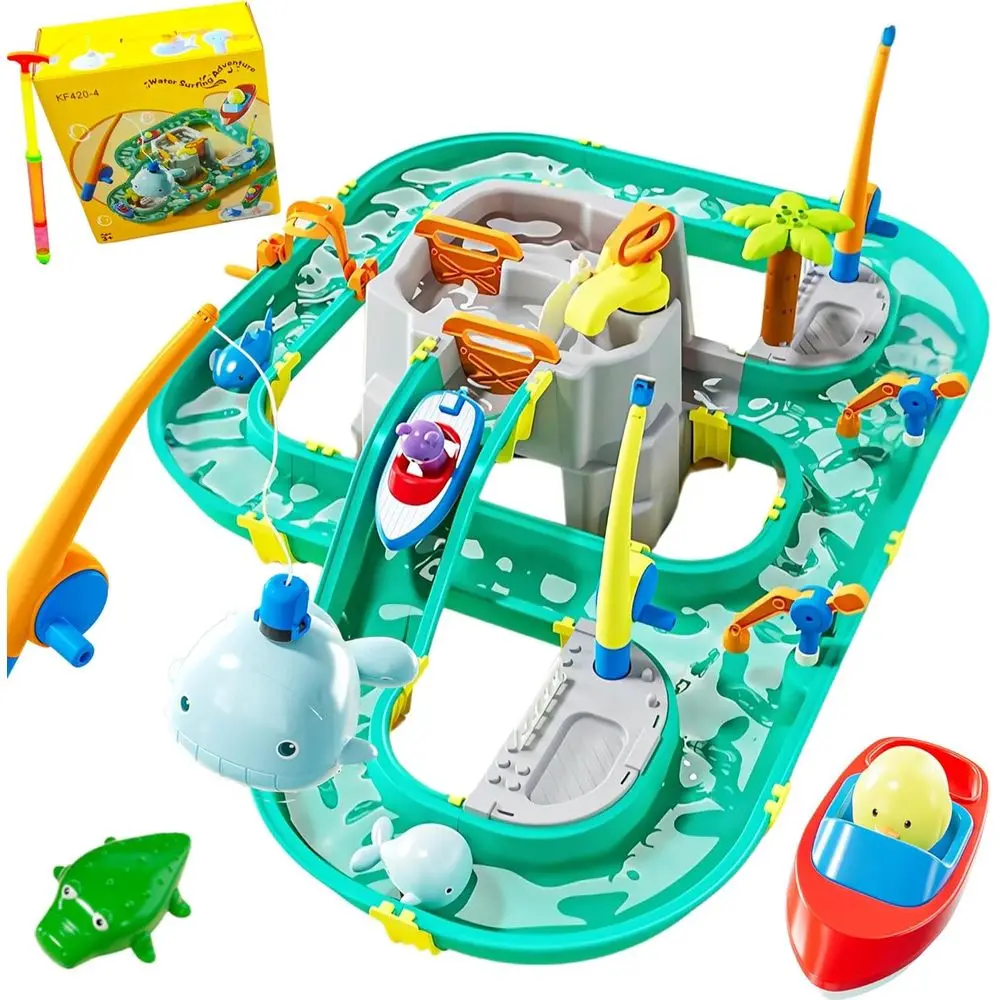Leak-Proof Double-Tier Water Table Toys Playset with Cover, with Built in Pump, Kids Outside Play Toys for Toddlers 3-5
Leak-Proof Double-Tier Water Table Toys Playset with Cover, with Built in Pump, Kids Outside Play Toys for Toddlers 3-5