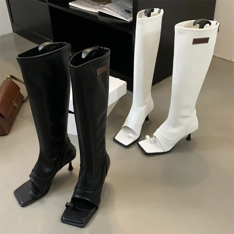 Fashion Street Style Women's Boots Sandals Square Peep Toe Low Heel Knee-High Hollow Out Spring Autumn Shoes
Fashion Street Style Women's Boots Sandals Square Peep Toe Low Heel Knee-High Hollow Out Spring Autumn Shoes